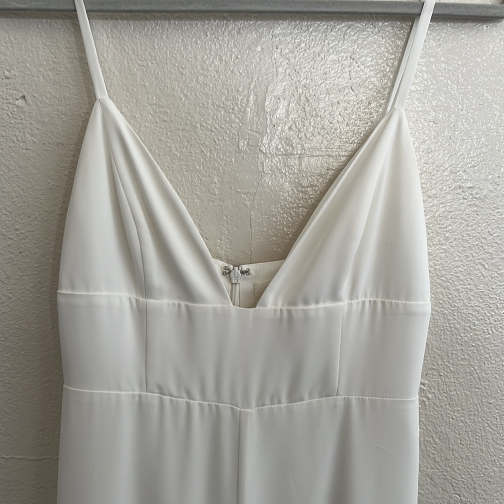 White Fame and Partners Triangle Cup Jumpsuit - Picture 7 of 9